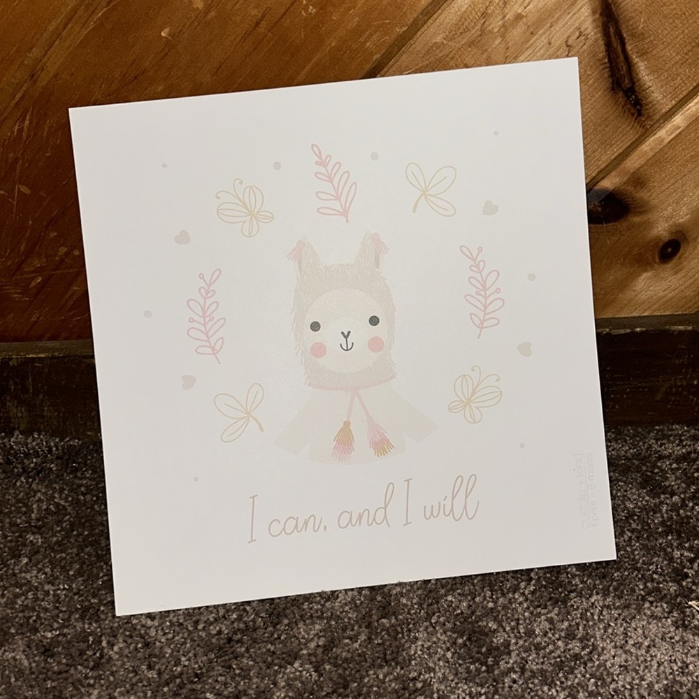 Cuddle & Kind Lola the Llama poster print picture